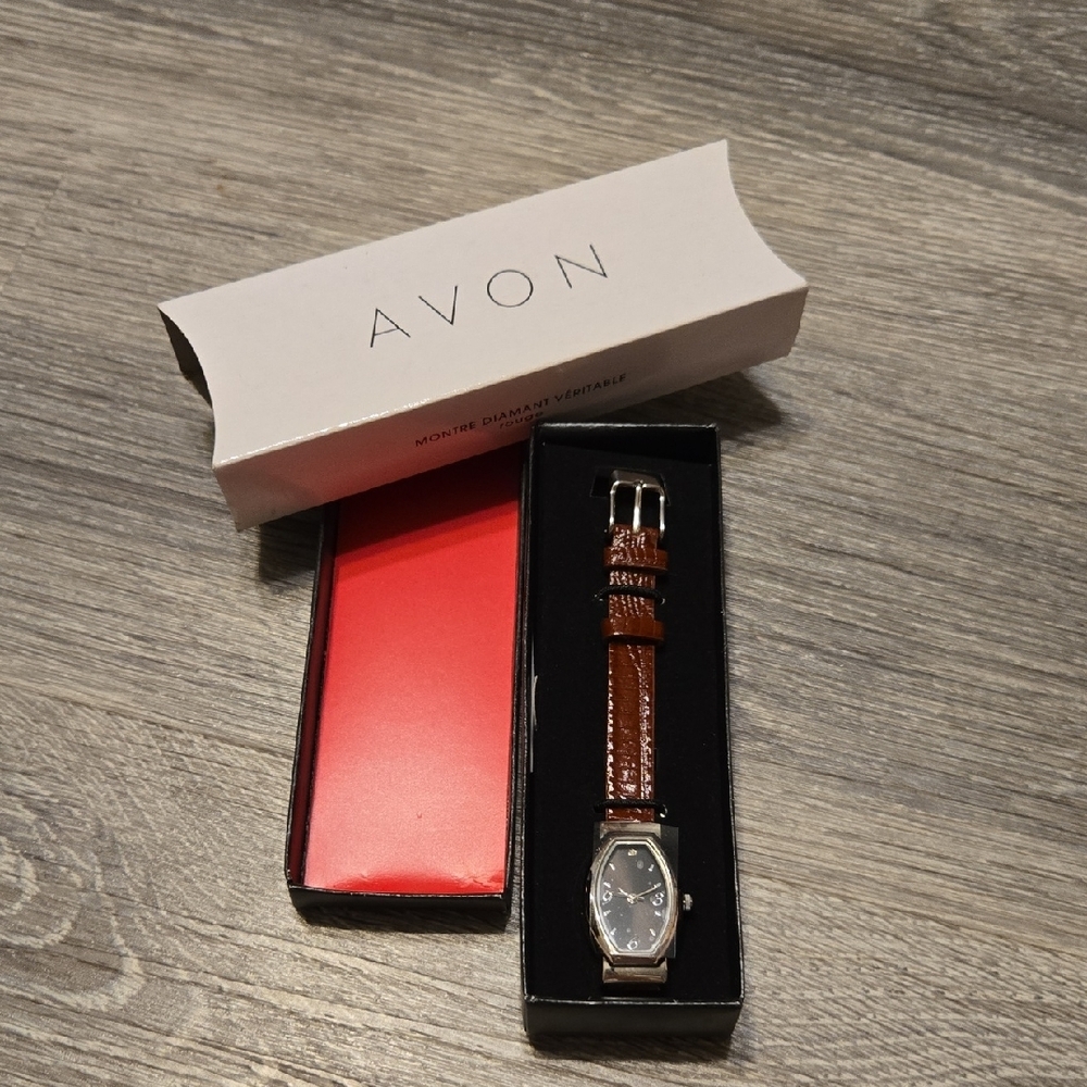 NIB Avon Genuine Diamond Watch
